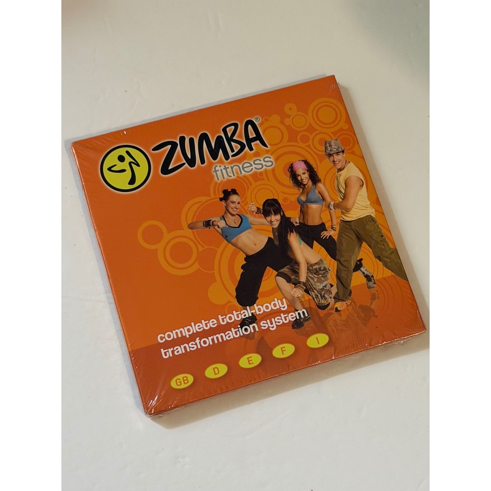 Zumba Fitness Complete Total-Body Transformation System 4 DVD Set Sealed New